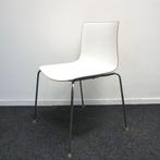 Arper Catifa 46 Design Stoelen | Wit / Bruin | Kunststof, Gebruikt, Overige kleuren, -, -