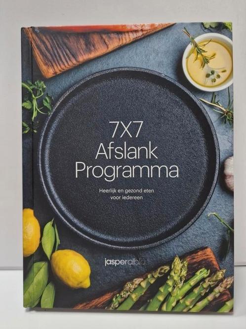 7X7 afslank programma. Jasper Alblas, Boeken, Gezondheid, Dieet en Voeding, Zo goed als nieuw, Dieet en Voeding, Ophalen of Verzenden