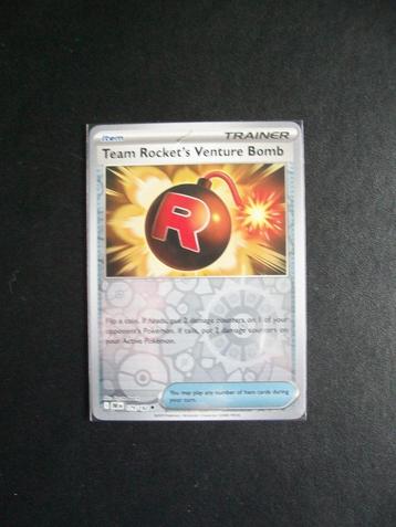 2634: Nieuwe Pokemon Kaart holofoil ROCKET's VENTURE BOMB beschikbaar voor biedingen