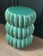 Polspotten Pumpkin keramieke Side Table / bijzettafel groen, Overige materialen, Minder dan 55 cm, Rond, Zo goed als nieuw