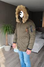 SuperDry Parka Winterjas met bontkraag - Maat S/M, Ophalen of Verzenden, Superdry