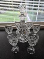 karaf met 6 glaasjes, Antiek en Kunst, Antiek | Glas en Kristal, Ophalen