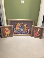 3 Luik winnie the pooh schilderijen, Kinderen en Baby's, Kinderkamer | Inrichting en Decoratie, Ophalen of Verzenden, Zo goed als nieuw