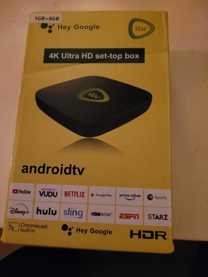 4K Ultra HD Android TV Box, Audio, Tv en Foto, Decoders en Harddiskrecorders, Nieuw, Decoder, Ophalen of Verzenden