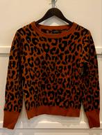 Leuke trui met panterprint - Pescara maat S, Ophalen of Verzenden, Zo goed als nieuw, Maat 36 (S), Bruin