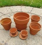 Terracotta Potten + Schotels, Ophalen of Verzenden