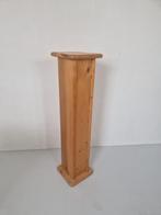 Vintage grenen zuil plantentafel, Huis en Inrichting, Woonaccessoires | Zuilen en Pilaren, Onbekend, Ophalen of Verzenden, Zo goed als nieuw