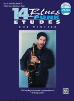 Eb : (altsax, baritonsax) 14 Blues & Funk Etudes+ 2 cd's, Ophalen of Verzenden, Les of Cursus, Blues, Saxofoon
