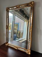 Grote Klassieke Spiegel Goud Verguld DeKnudt Kristalglas, Ophalen, Gebruikt, Minder dan 100 cm, Rechthoekig