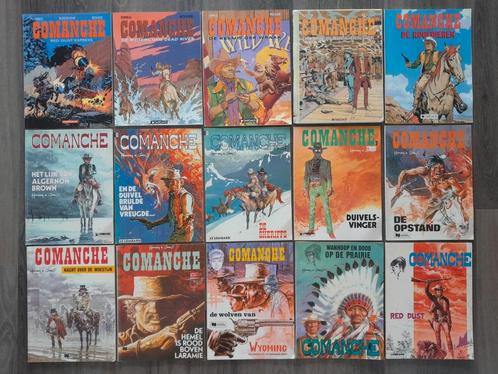 Comanche Dl 1 t/m 15 compleet, Boeken, Stripboeken, Gelezen, Complete serie of reeks, Ophalen of Verzenden