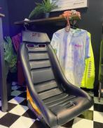 NRG Prisma GT Arcade Zwart Geel leder Kuipstoel, Auto diversen, Ophalen of Verzenden