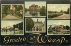 701078043 Weesp Groeten uit, Verzamelen, Ansichtkaarten | Nederland, Verzenden, Voor 1920, Noord-Holland
