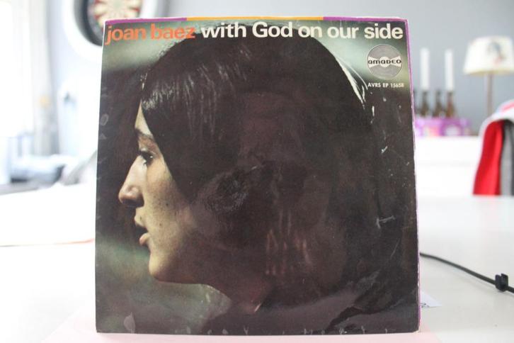 7" Single Joan Baez - With God On Our Side / Farewell Angeli, Cd's en Dvd's, Vinyl Singles, Gebruikt, Single, Pop, 7 inch, Ophalen of Verzenden