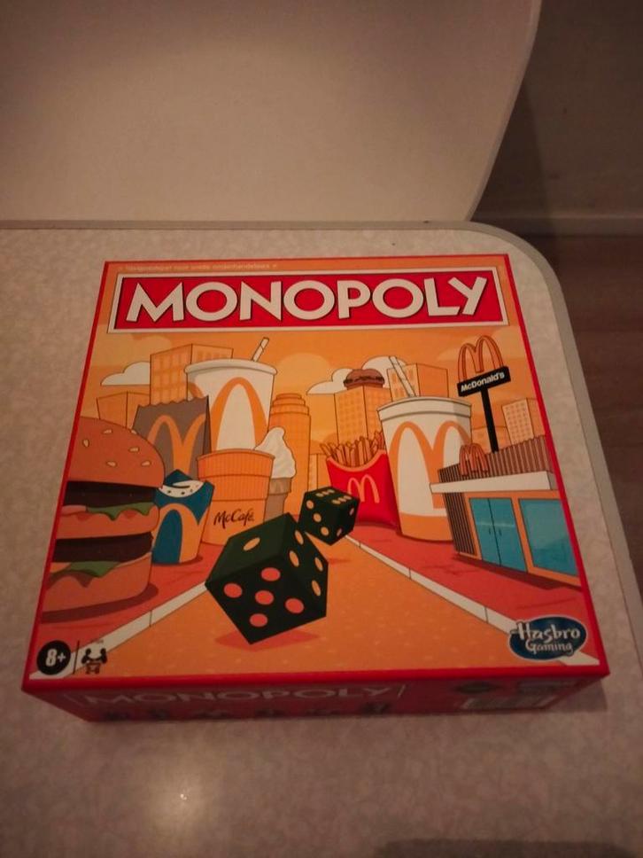 Monopoly Mc Donalds, Hobby en Vrije tijd, Gezelschapsspellen | Bordspellen, Nieuw, Ophalen of Verzenden