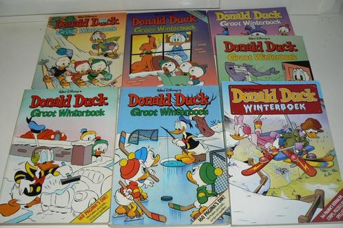 Groot Winterboek Donald Duck. 7 verschillende jaargangen, Boeken, Stripboeken, Meerdere stripboeken, Ophalen of Verzenden