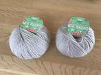 2 bollen mooie breiwol Adriafil; 75% wol, Hobby en Vrije tijd, Breien en Haken, Ophalen of Verzenden, Zo goed als nieuw, Breien of Haken