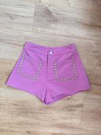 Roze shortje met glittersteentjes, Kort, Ophalen of Verzenden, Zo goed als nieuw, Roze
