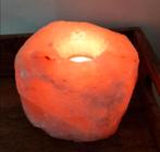 Waxinelichthouder Himalaya zout, Huis en Inrichting, Ophalen of Verzenden, Nieuw, Overige materialen, Minder dan 25 cm