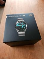 Huawei GT2 Titanium - Beschadigd Glas, Sieraden, Tassen en Uiterlijk, Smartwatches, Gebruikt, GPS, Zwart, Ophalen of Verzenden