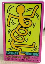 KEITH HARING | Montreux Jazz Festival 1983 Wandbord, Verzamelen, Verzenden, Nieuw, Poster, Artwork of Schilderij
