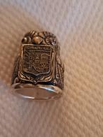 Metalen vingerhoed Bernkastel-Kues Uil, Verzamelen, Vingerhoedjes, Ophalen of Verzenden, Gebruikt, Overige materialen