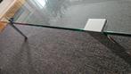 glazen salontafel, Huis en Inrichting, Tafels | Salontafels, Ophalen, 100 tot 150 cm, 50 tot 100 cm, Minder dan 50 cm