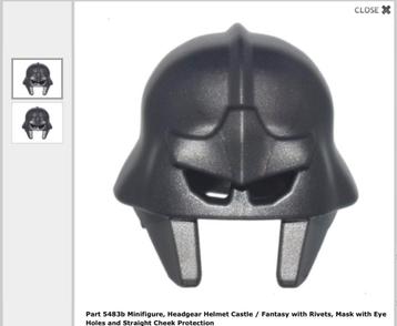 Lego Lord of the Rings Orc Helm / Helmet type 1 NIEUW beschikbaar voor biedingen