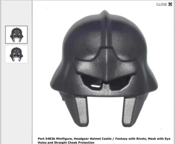 Lego Lord of the Rings Orc Helm / Helmet type 1 NIEUW, Kinderen en Baby's, Speelgoed | Duplo en Lego, Nieuw, Lego, Complete set