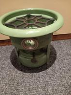 Resedagroen emaille 1pits petroleumstelletje Beccon Doetinch, Ophalen of Verzenden