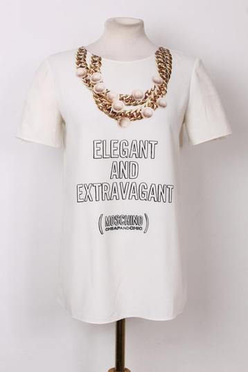 Zomer! T-shirt van MOSCHINO  beschikbaar voor biedingen