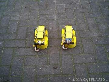  💥Spanbanden / sjorbanden / span-banden met ratel / 9 m. 💥 beschikbaar voor biedingen