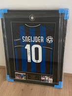 Gesigneerd shirt wesley sneijder in luxe lijst met tekenfoto, Verzamelen, Ophalen, Nieuw, Buitenlandse clubs, Shirt
