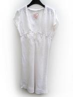 D-lite van DiDi: zomers witte linnen jurk met korte mouw, Kleding | Dames, Gedragen, Maat 38/40 (M), Didi, Wit