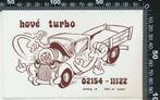 Sticker: Hove Turbo - Baarn, Ophalen of Verzenden, Zo goed als nieuw, Bedrijf of Vereniging