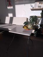 vintage/retro klaptafel/tafeltje inklapbaar buisframe 70s, Minder dan 50 cm, Gebruikt, Vierkant, Tot twee personen