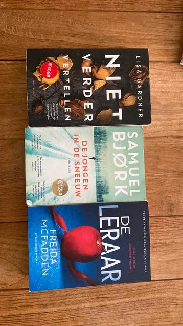 Thrillers diverse , zie ook mijn andere advertenties beschikbaar voor biedingen