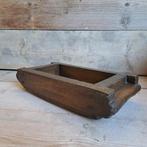 Oude brocante houten steenmal steen mal metaalstrip *Etage3*, Huis en Inrichting, Woonaccessoires | Overige, Ophalen of Verzenden
