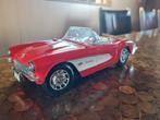 1:18 OPRUIMING!! Chevrolet Corvette C1 Rood/Wit Burago, Ophalen of Verzenden, Gebruikt, Auto, Bburago