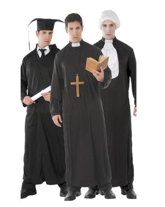 Rechter, Pater en Student in 1 mt L, Kleding | Heren, Carnavalskleding en Feestkleding, Nieuw, Kleding, Maat 52/54 (L), Ophalen of Verzenden