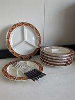 Complete Villeroy & Boch set voor fondue, Huis en Inrichting, Keuken | Servies, Ophalen, Gebruikt, Bord(en), Overige stijlen