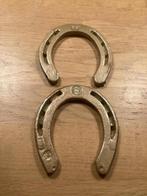 2 goudgeschilderde hoefijzers, Ophalen of Verzenden, Gebruikt, Overige soorten