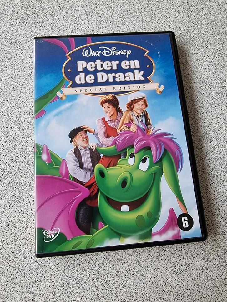 Peter en de Draak - Disney - Gouden rugnummer 26 - 1977, Cd's en Dvd's, Dvd's | Tekenfilms en Animatie, Zo goed als nieuw, Amerikaans