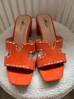 * sale * mulanka paars en oranje muiltjes mt 37, Nieuw, Oranje, Sandalen of Muiltjes, Ophalen of Verzenden