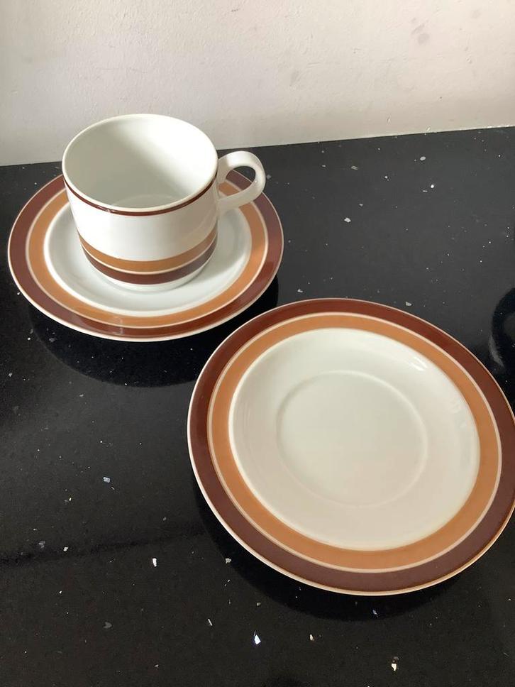 1 Kop en schotel Mosa Maastricht Douwe Egberts seventies, Verzamelen, Retro, Huis en Inrichting, Ophalen of Verzenden