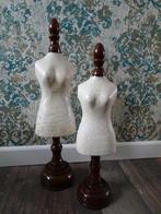 Set van twee brocante paspojes/paspoppen, Antiek en Kunst, Curiosa en Brocante, Ophalen of Verzenden