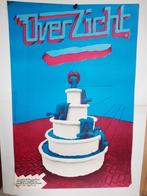 Originele Poster Oxenaar Overzicht Stedelijk Museum, Verzamelen, Posters, Verzenden, A1 t/m A3, Reclame, Rechthoekig Staand