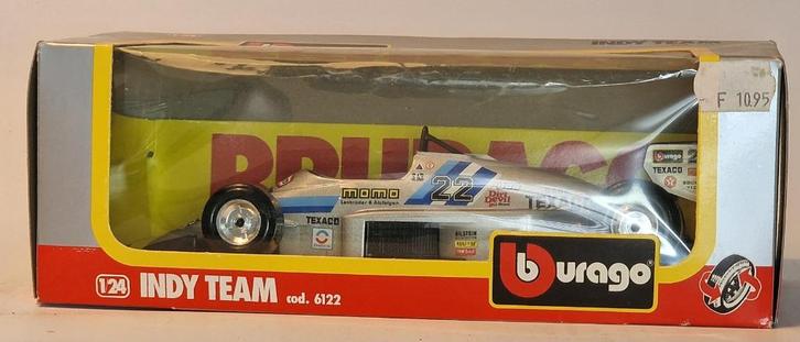 Bburago Indy Team – 1:24 Die-Cast Modelauto, Hobby en Vrije tijd, Modelauto's | 1:24, Zo goed als nieuw, Auto, Bburago, Ophalen of Verzenden