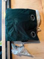 Groen gordijn Action + 2 stangen, Huis en Inrichting, Stoffering | Gordijnen en Lamellen, Ophalen, 100 tot 150 cm, 200 cm of meer