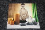 buddha schilderij 30x30 cm, Minder dan 50 cm, Gebruikt, Overige typen, Ophalen of Verzenden