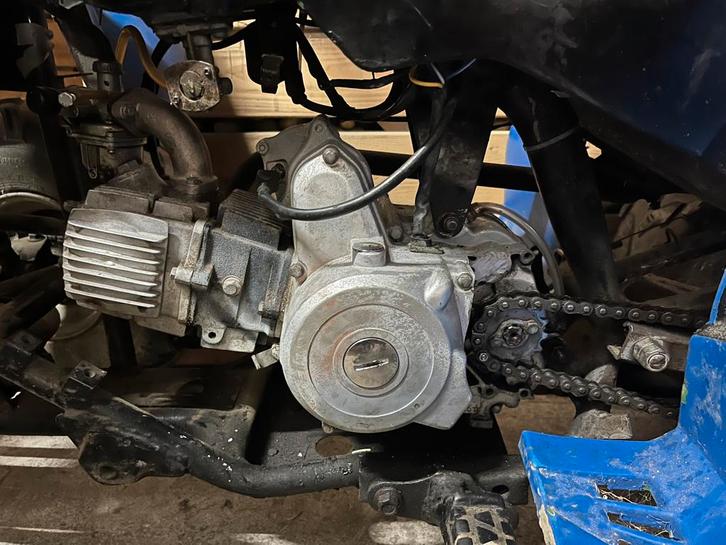 Pitbike blok 150cc 4 takt lifan, Fietsen en Brommers, Minibikes, Midibikes en Pitbikes, Zo goed als nieuw, Pitbike, Ophalen